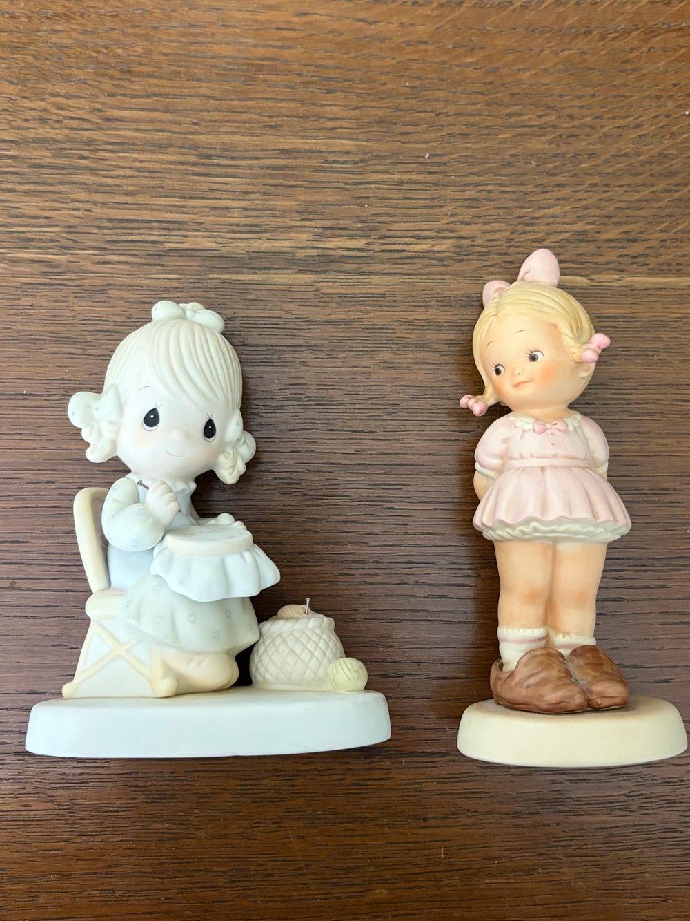 Vintage Precious Moments and Memories of Yesterday Porcelain Figurine Bundle
